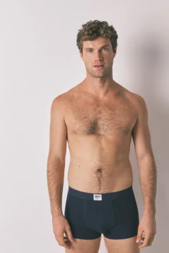 Pack 2 boxers lisos azul