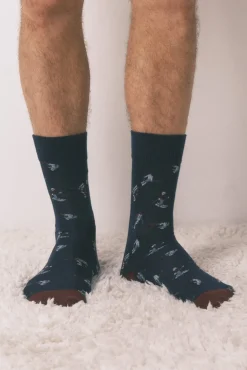 Pack 3 calcetines largos algodón ski