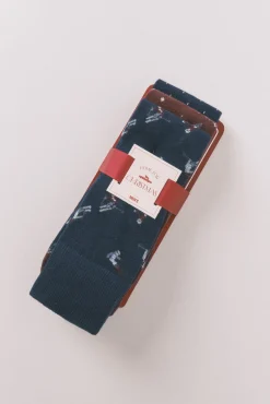 Pack 3 calcetines largos algodón ski