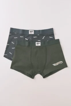 Pack 2 calzoncillos bóxer algodón "Hotwheels"