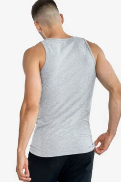 Pack 2 camisetas lisas sin mangas grises