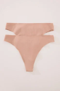 Pack 2 tangas de algodón sin costuras