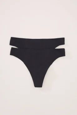 Pack 2 tangas de algodón sin costuras