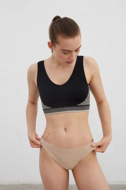 Pack 2 tangas nude laser cut