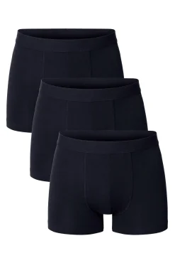Pack de 3 bóxers algodón orgánico azules marinos