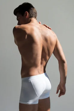 Pack de 2 bóxers modal elástico eco blancos