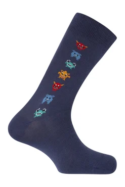 Pack de 3 calcetines cortos de algodón orgánico Stories Monstruos