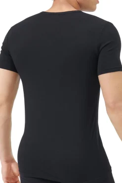 Pack de 2 camisetas de cuello pico de algodón elástico para hombre