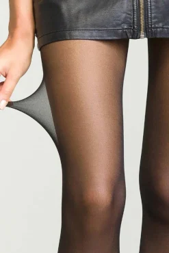 Pack de 2 pantys opaca satinada 15 Deniers