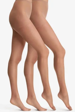 Pack de 2 pantys opaca satinada 15 Deniers