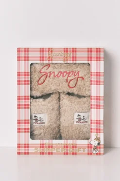 Pack regalo zapatillas y antifaz borreguito Snoopy