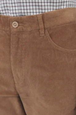 Pantalón 5 bolsillos pana slim fit