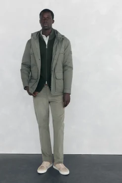 Pantalón 5 bolsillos pana slim fit