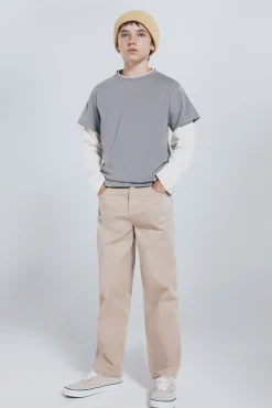 Pantalón 5 bolsilos ancho niño