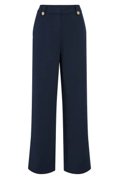 Pantalón ancho con botones