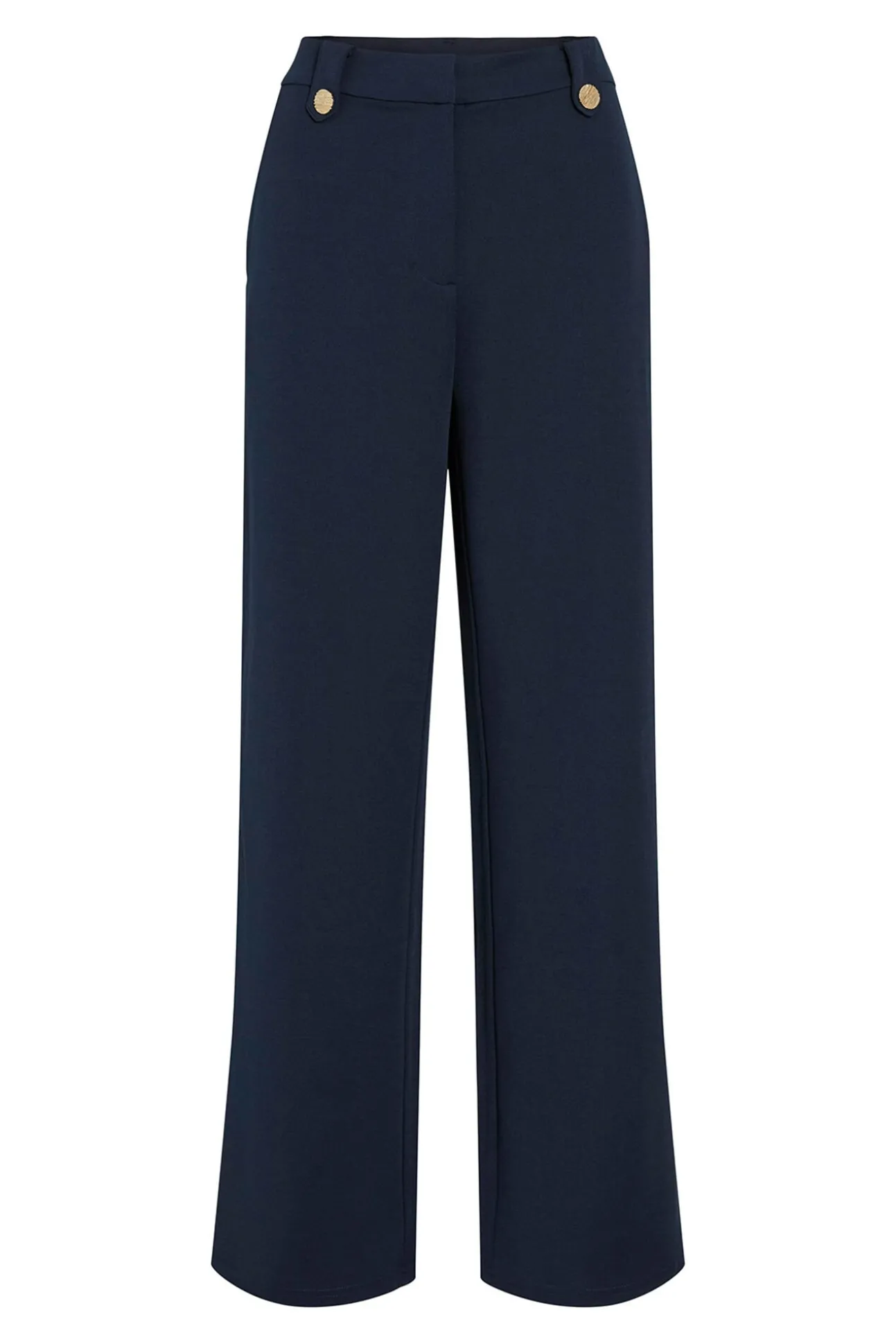 Pantalón ancho con botones