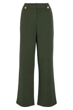 Pantalón ancho con botones