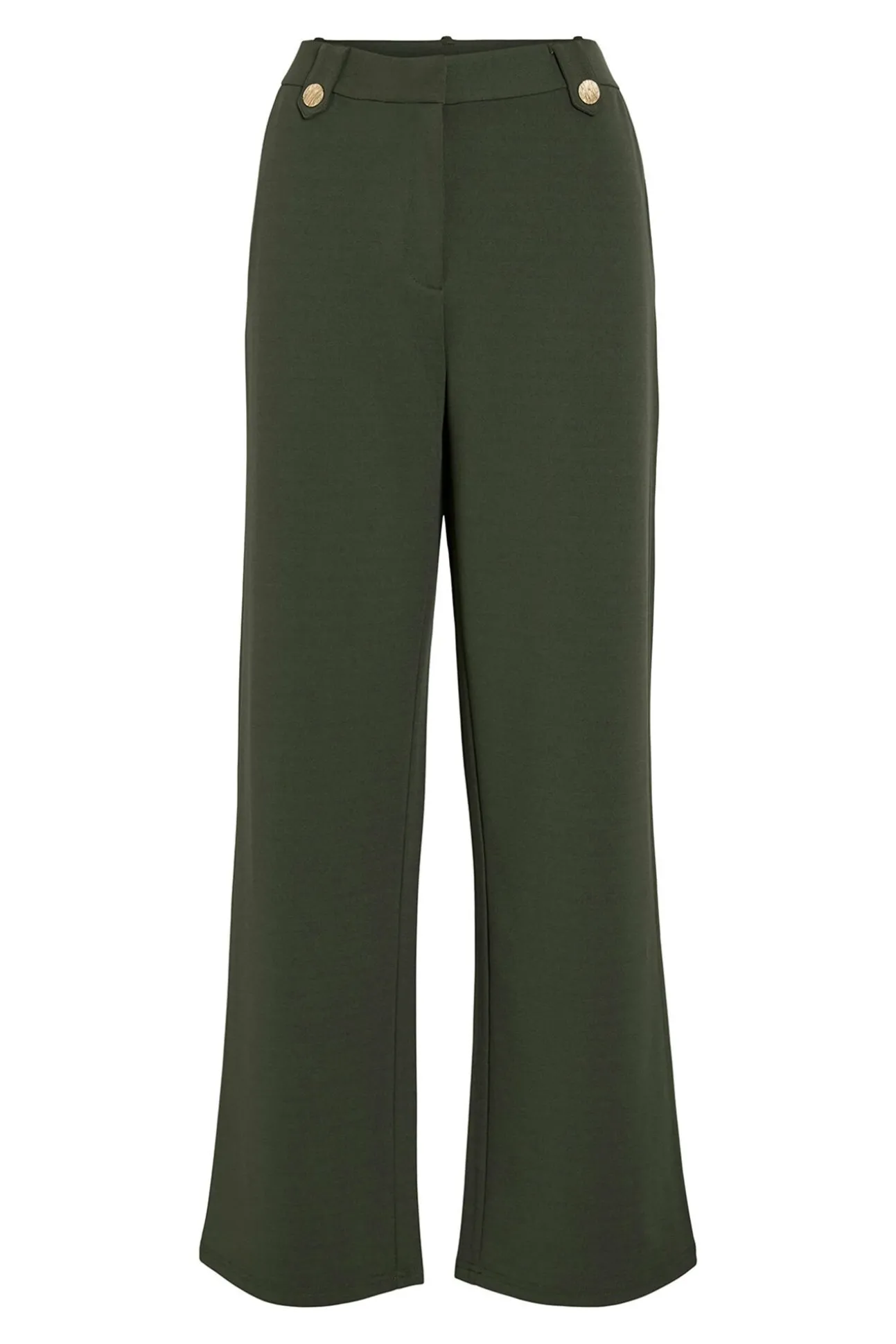 Pantalón ancho con botones