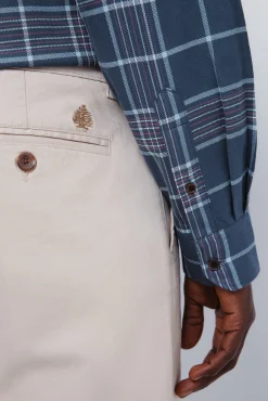 Pantalón chino dobby comfort fit