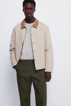 Pantalón chino dobby comfort fit