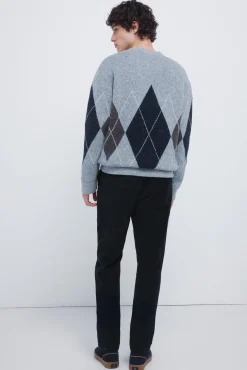 Pantalón chino micro pana slim fit