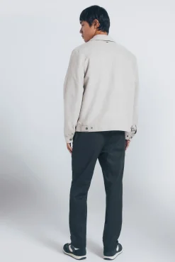 Pantalón chino microestampado slim fit