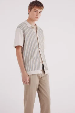 Pantalón chino microestampado slim fit