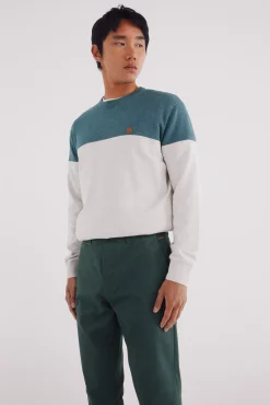 Pantalón chino microestampado slim fit