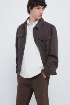 Pantalón chino pana lavada comfort slim fit