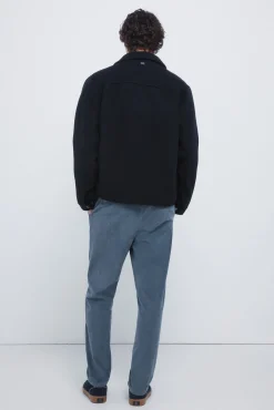 Pantalón chino pana lavada comfort slim fit