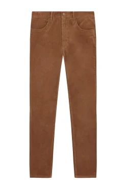 Pantalón chino pana ligera slim fit