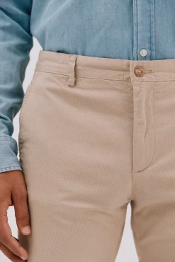 Pantalón chino print slim