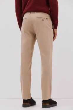 Pantalón chino print slim