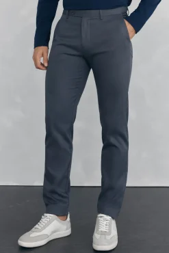 Pantalón chino print slim