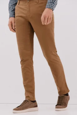 Pantalón chino print slim