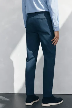 Pantalón chino print slim fit
