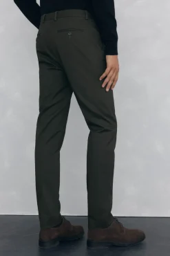 Pantalón chino print slim fit