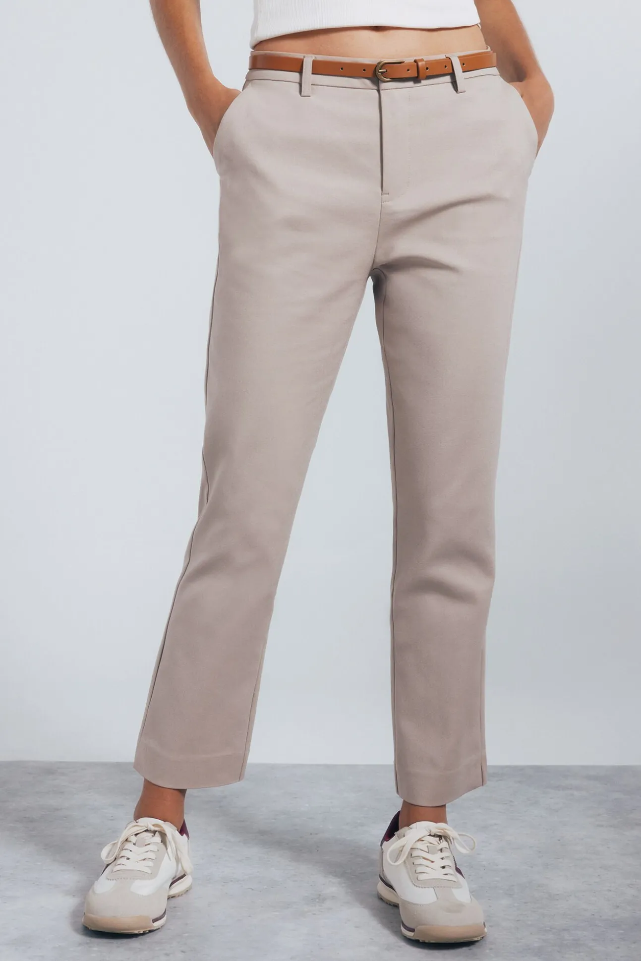 Pantalón chino recto