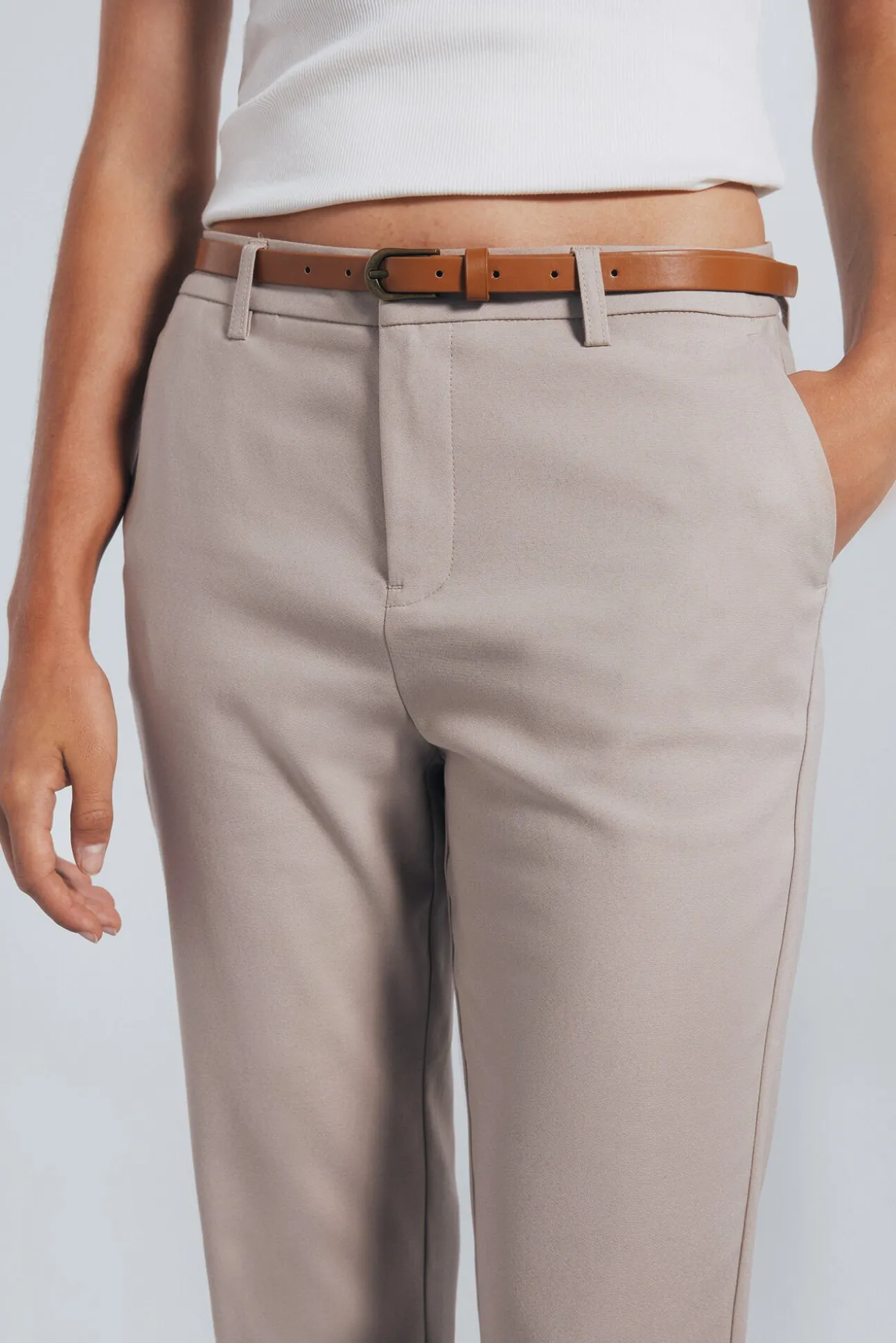 Pantalón chino recto