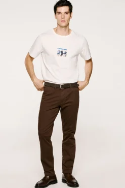 Pantalón chino Slim Fit confeccionado con algodón orgánico