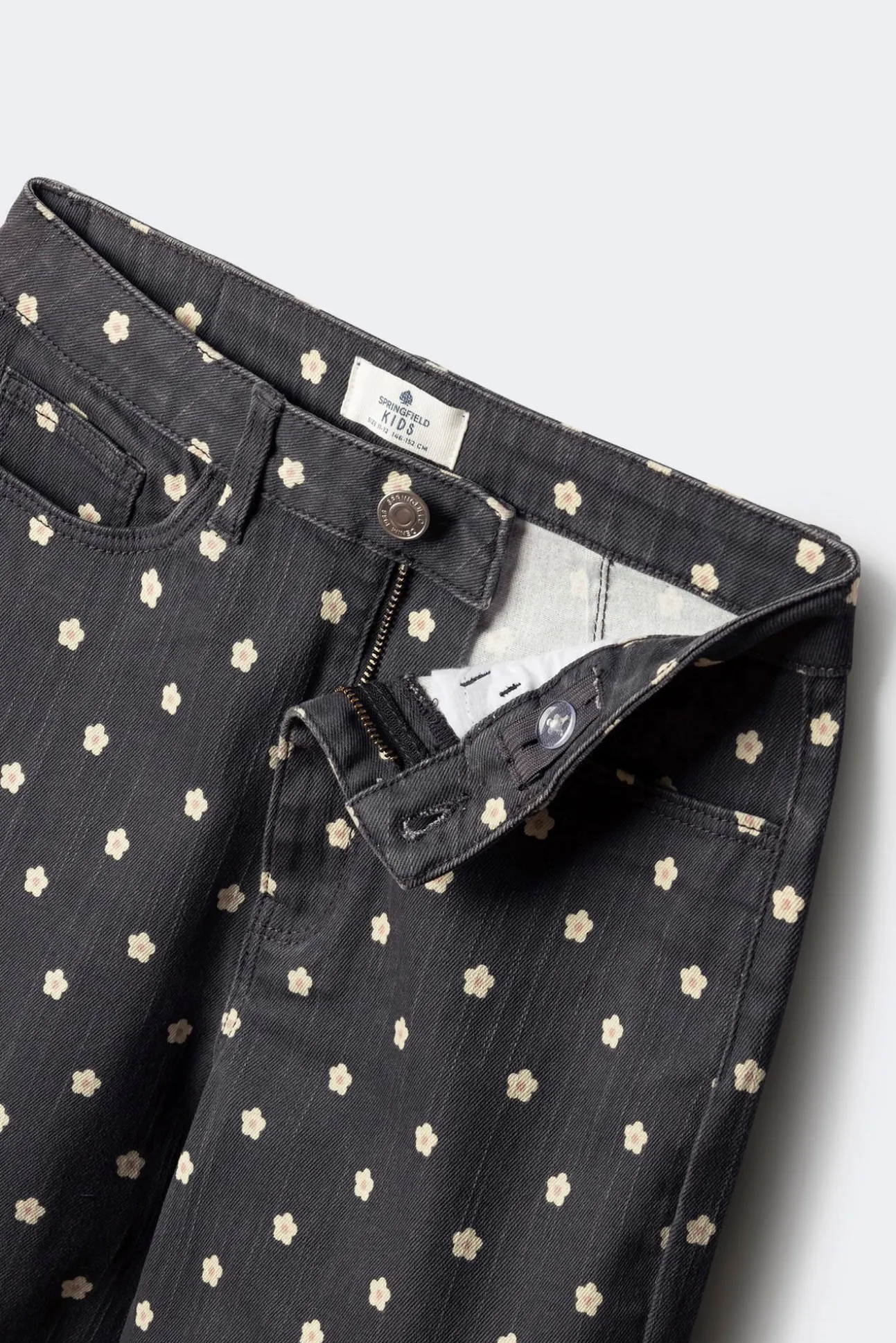 Pantalón culotte margaritas niña