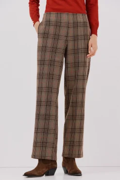 Pantalón de mujer de cuadros