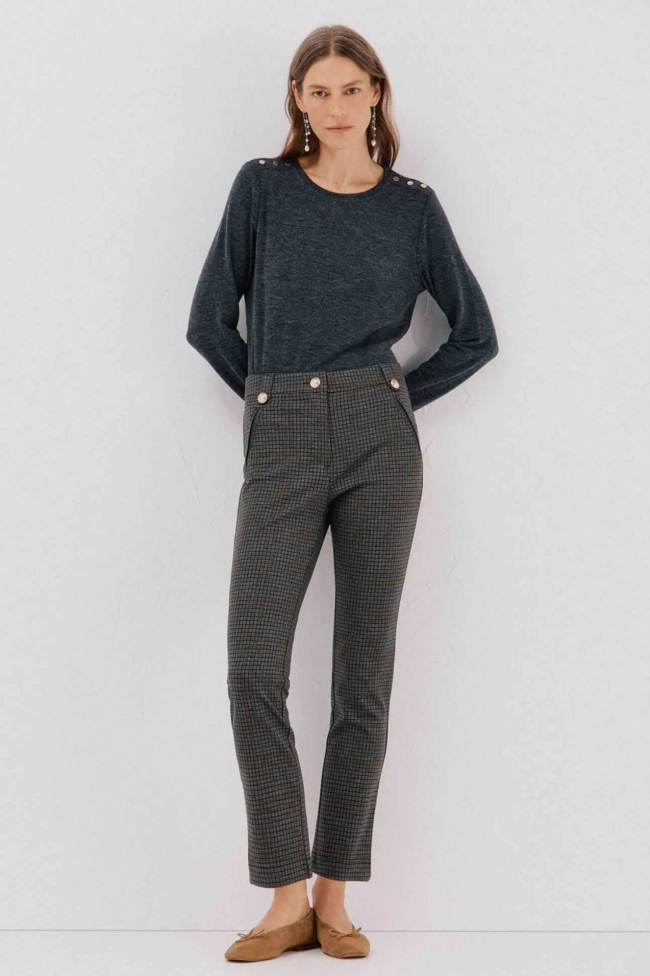 Pantalón de mujer de punto