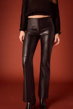 Pantalón de simil piel