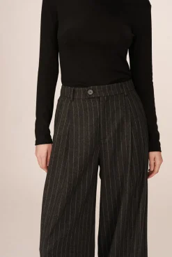 Pantalón de traje a rayas