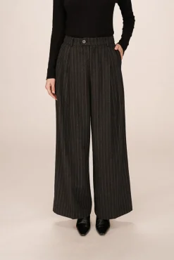 Pantalón de traje a rayas