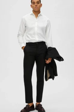 Pantalón de traje Slim Fit con lana