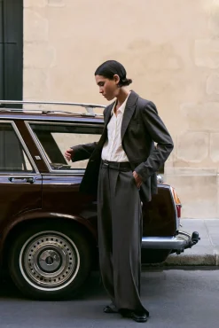 Pantalón de vestir con cuadros