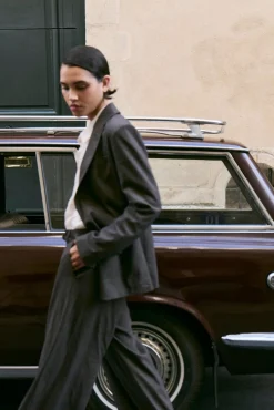 Pantalón de vestir con cuadros