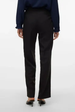 Pantalón de vestir de mujer corte recto